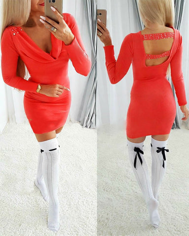 Give You All Mini Dress - Red