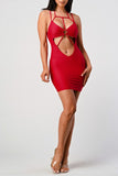 Out Of Your Mind Mini Dress - Red