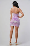 Steal Your Attention Mini Dress - Lavender