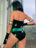 Silent Assassin 7 Piece Costume Set - Green/Combo