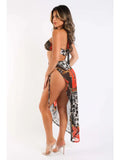 Burning Hot 2 Piece Bikini Set - Multi Color