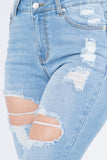 High Waisted Jeans Ripped