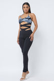 Come And Get It Pant Set - Black/Combo