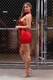 Hot Kiss Mini Dress - Red