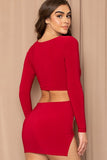 Hit The Club Mini Dress - Red