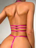 Close To My Heart Lingerie Set - Hot Pink