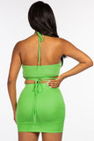 Come Get It Skirt Set - Lime