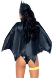 Bombshell Baddie Superhero  Costume - Black/Combo