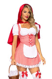 Lil' Miss Red 2Piece Costume - Red/Combo