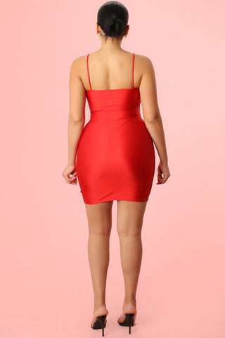 Need A Date Mini Dress - Red