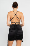 Got Your Back Mini Dress - Black