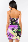 You're A Lucky One Mini Dress - Multi Color