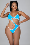 Only Me One  Piece Swimsuit - Blue