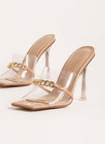Clear Nude Sandals 