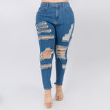 Distressed Jeans Women